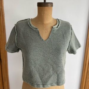 Urban Outfitters, BDG, Reverse Weave Crop Top